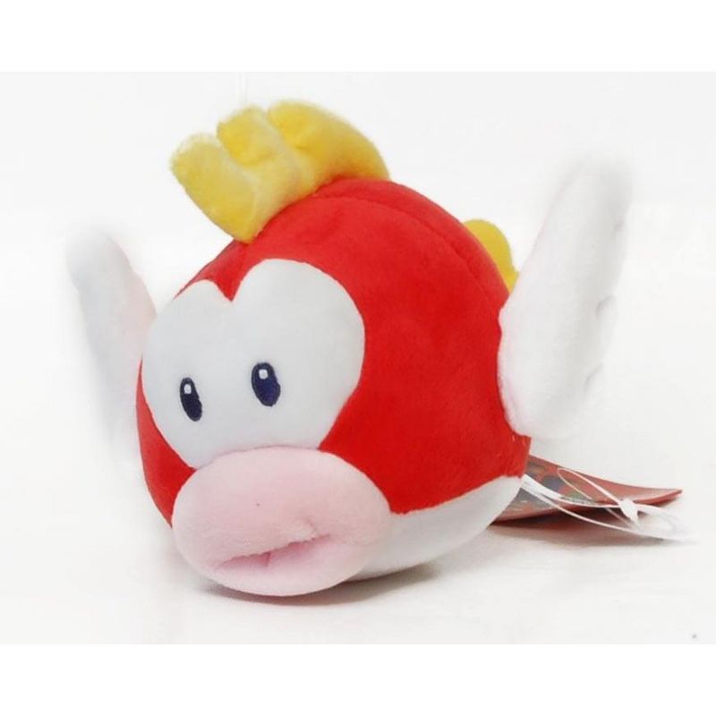 Little Buddy LLC Super Mario Bros Cheep Cheep 6" Plush Doll