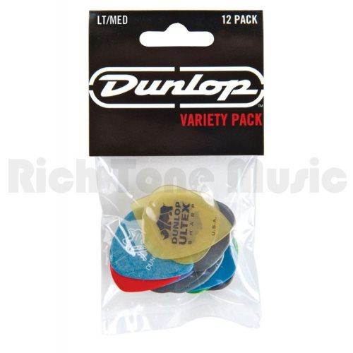 Dunlop Variety Guitar Pick 12 Packs - Light/Medium