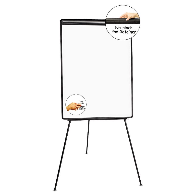 Ampad Flip Charts 1" Ruled 27 x 34 White 50 Sheets 2/Pack 24034