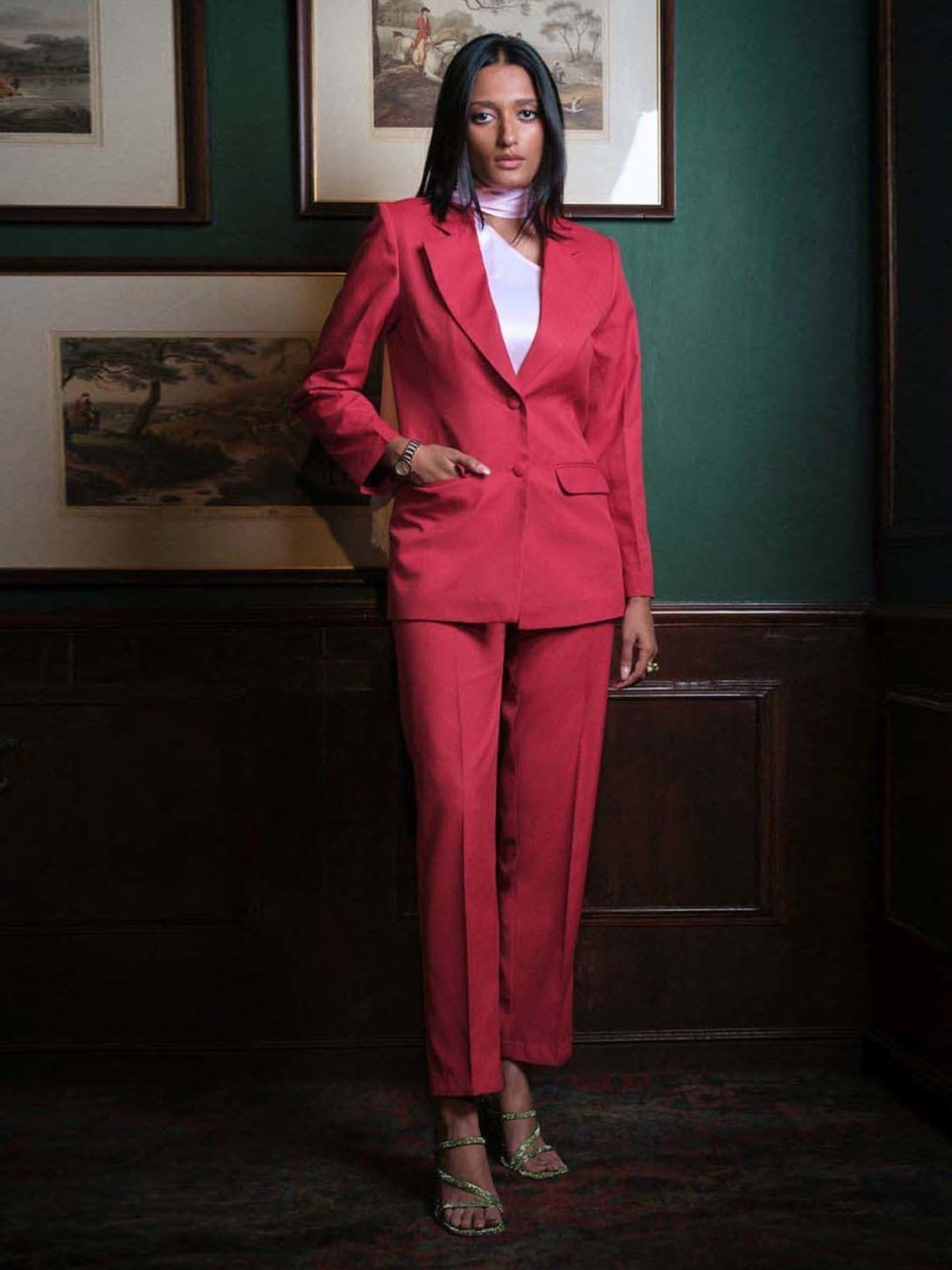 Qua Pinot Noir Red Club 82 Soft Tailored Blazer