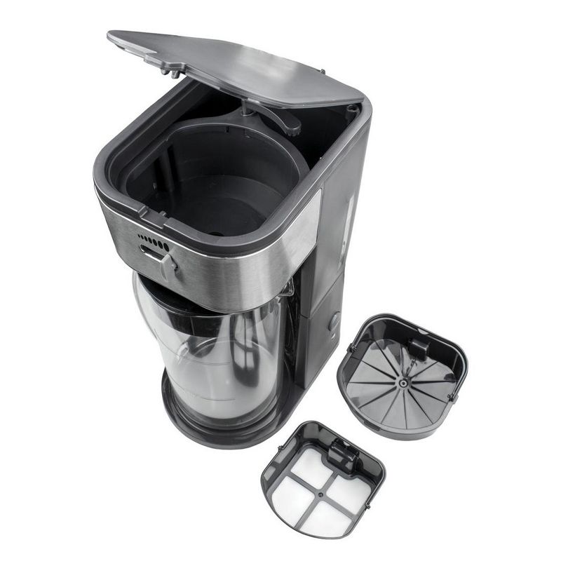 Brentwood Iced Tea and Coffee Maker in Black with 64 Ounce Pitcher