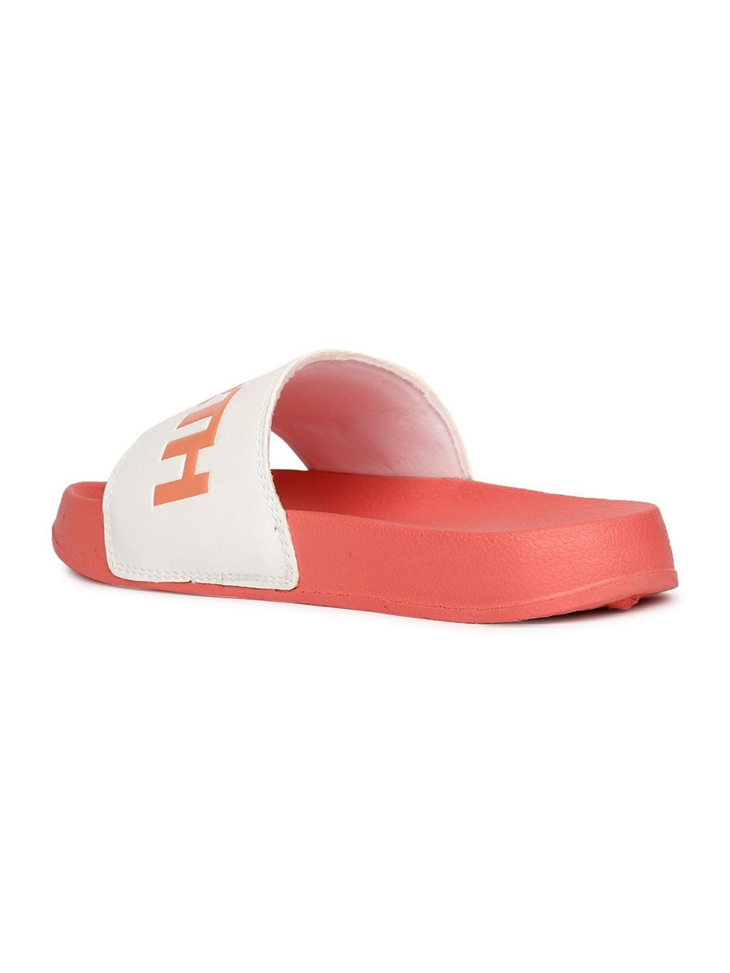 North Star by Bata Women's Orange & White Slides