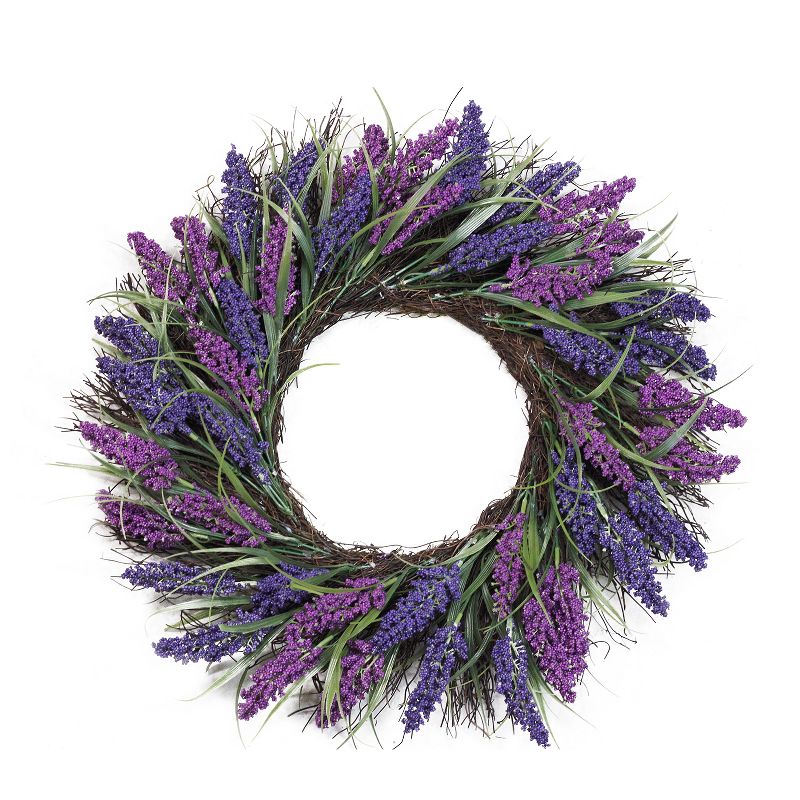 Northlight Frosted Pine Cone and Foliage Artificial Christmas Twig Wreath - 15 Inch, Unlit