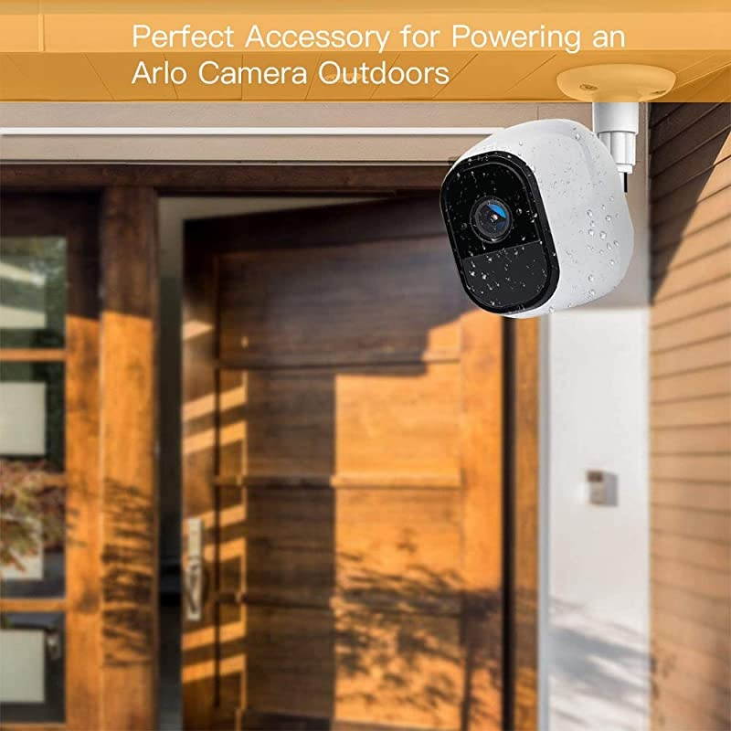 2Pack Weatherproof Outdoor Power Cable with Quick Charge 30 Power Adapter  Power Supply Plug and Power Extension Cord Compatible Arlo Pro amp Pro 2 amp Go Arlo Security Light 10 Feet