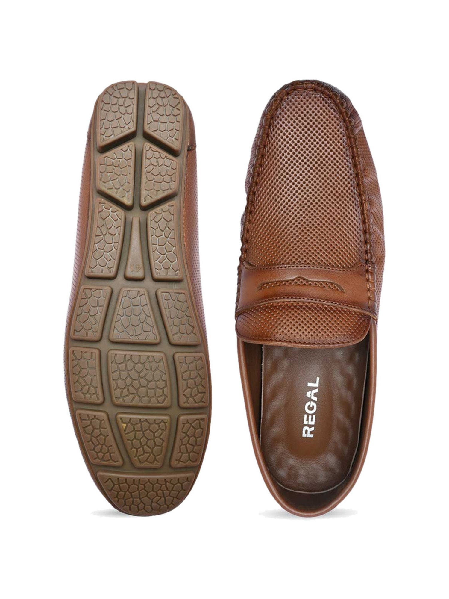 Regal Men's Brown Casual Loafers