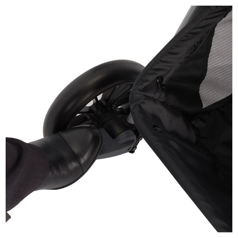 Cybex Eezy S+2 Travel System with Aton 2 Infant Car Seat - Deep Black