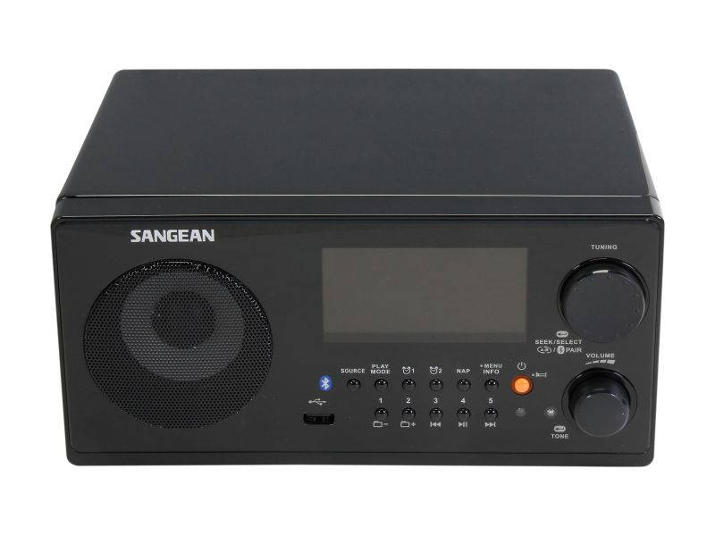 SANGEAN FM-RBDS / AM / USB / Bluetooth Digital Receiver WR-22BK