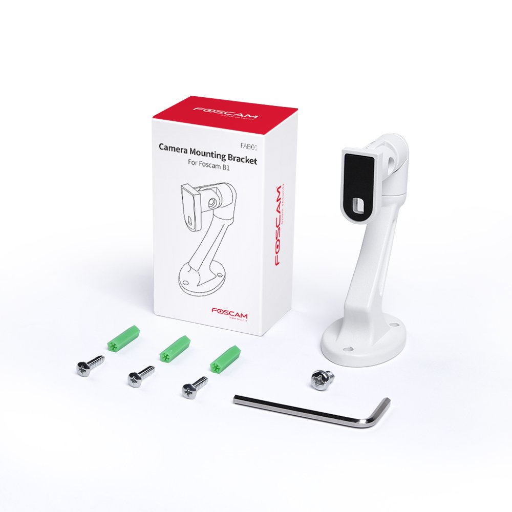 Foscam FAB01 Aluminum Alloy Security Camera Mounting Bracket for IP Camera WiFi Camera, Indoor or Outdoor, Anti-Rust, All Installation Accessories Included