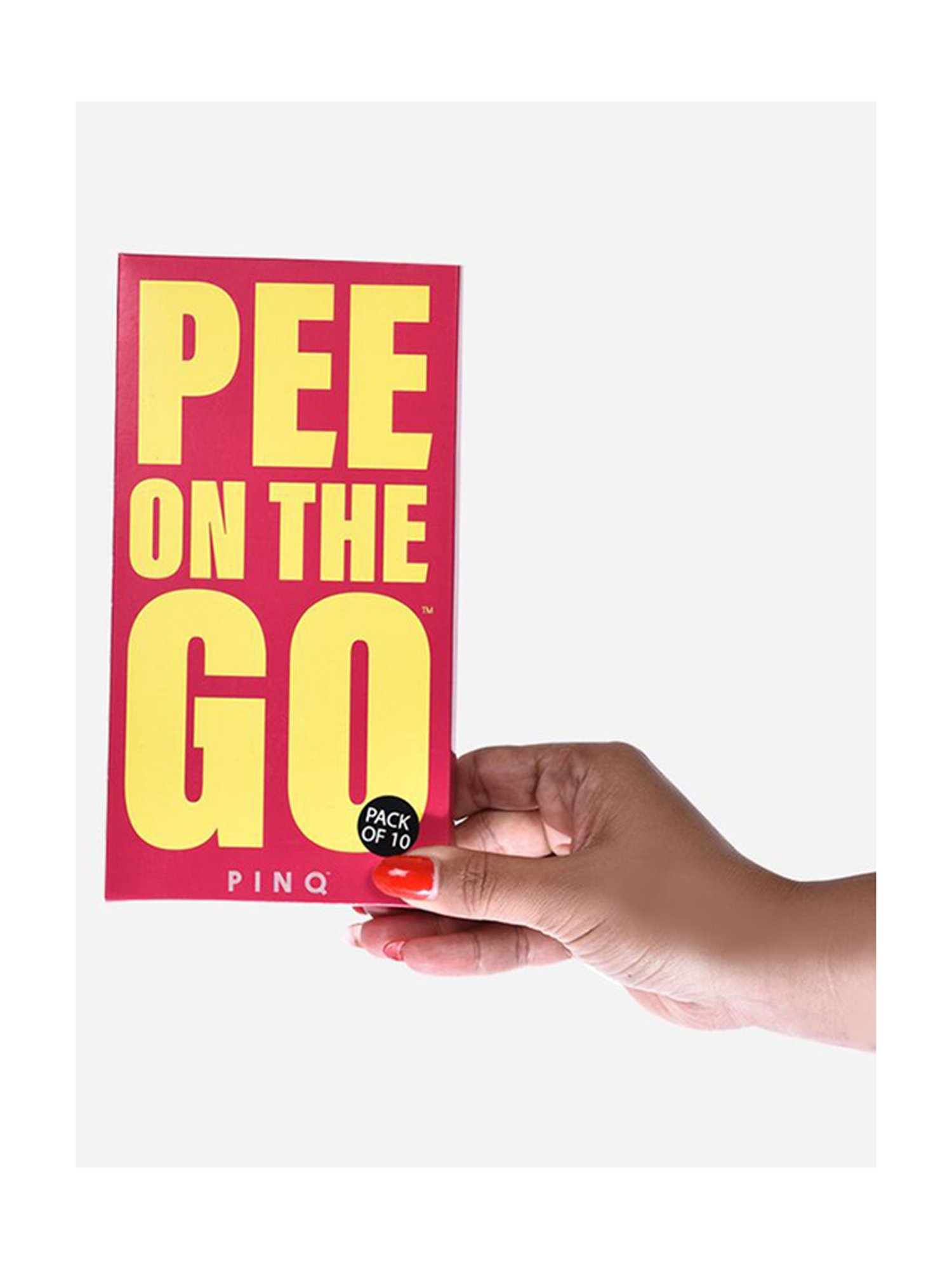 PINQ Pee-on-the-Go-Biodegradable Urination Funnels for Public Toilets,Travel -Combo of 4 (40pcs)