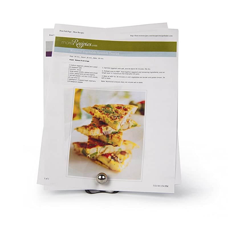 Recipe Rock, Red, Magnetic Recipe Holder