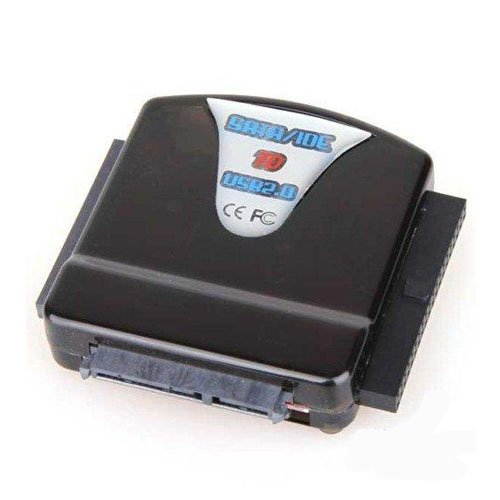 Topwin New USB to SATA 1.8/2.5/3.5 IDE HDD Hard Disk Cable Adapter Black Colour