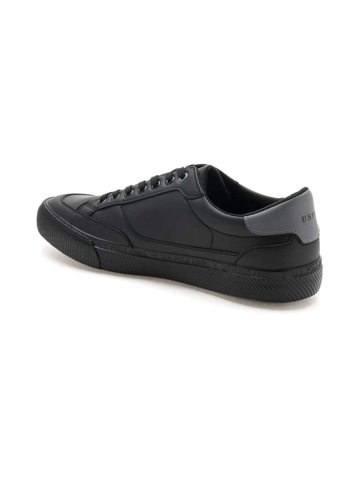 U.S. Polo Assn. Men's OLIVIER Black Casual Sneakers