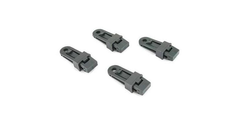 HIGHLAND 1166000 Tarp Clips,Black,PK4
