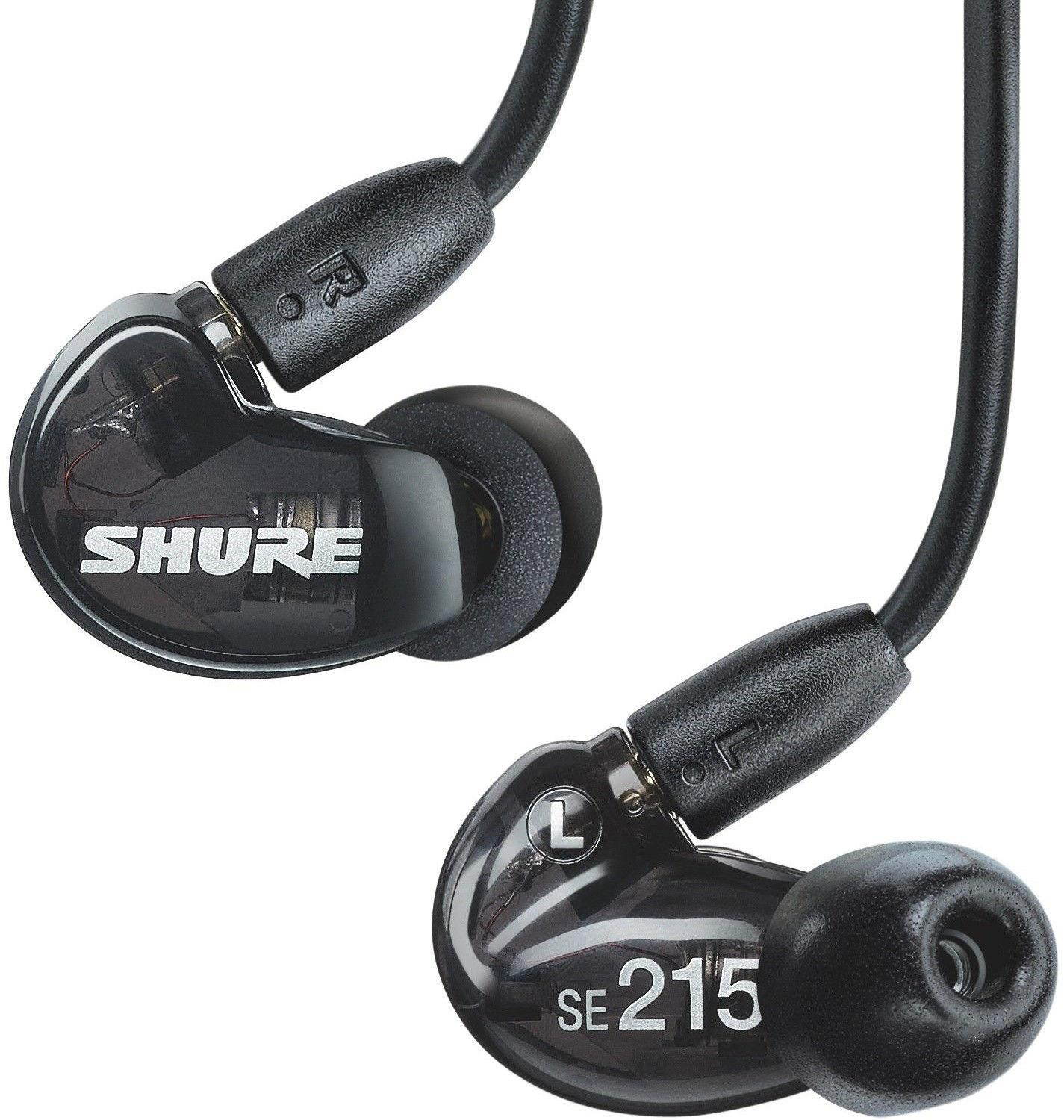Shure Isolating MicroDriver Earphones In-Ear Stereo Headphones, Black
