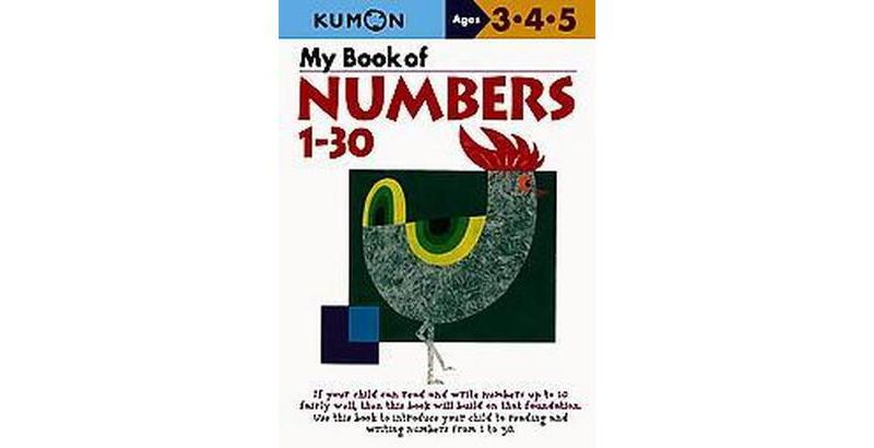 My Book Of Numbers 1-30 (Original) (Paperback) - by Kumon Publishing