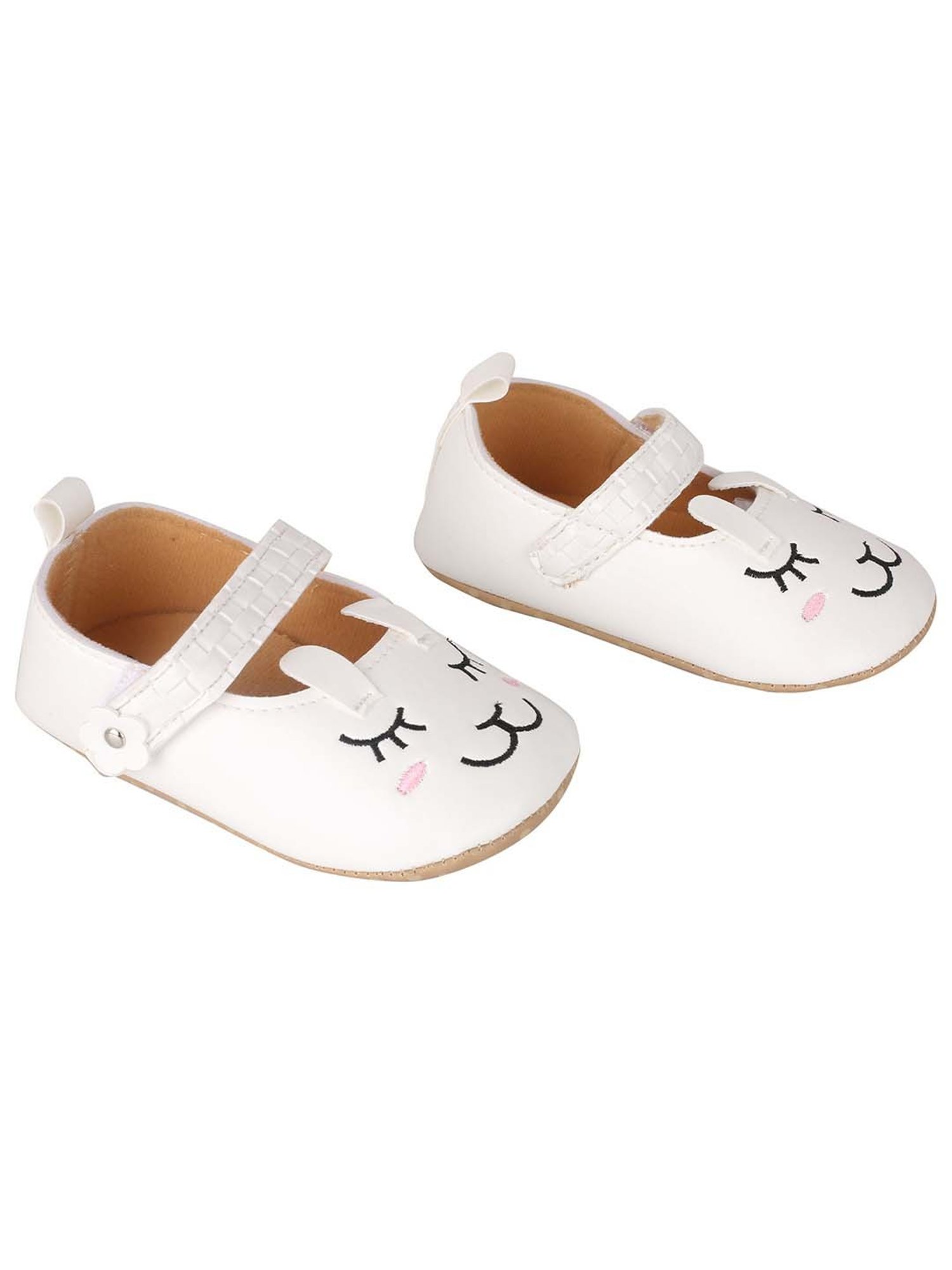 Baby Moo Kids White Mary Jane Shoes
