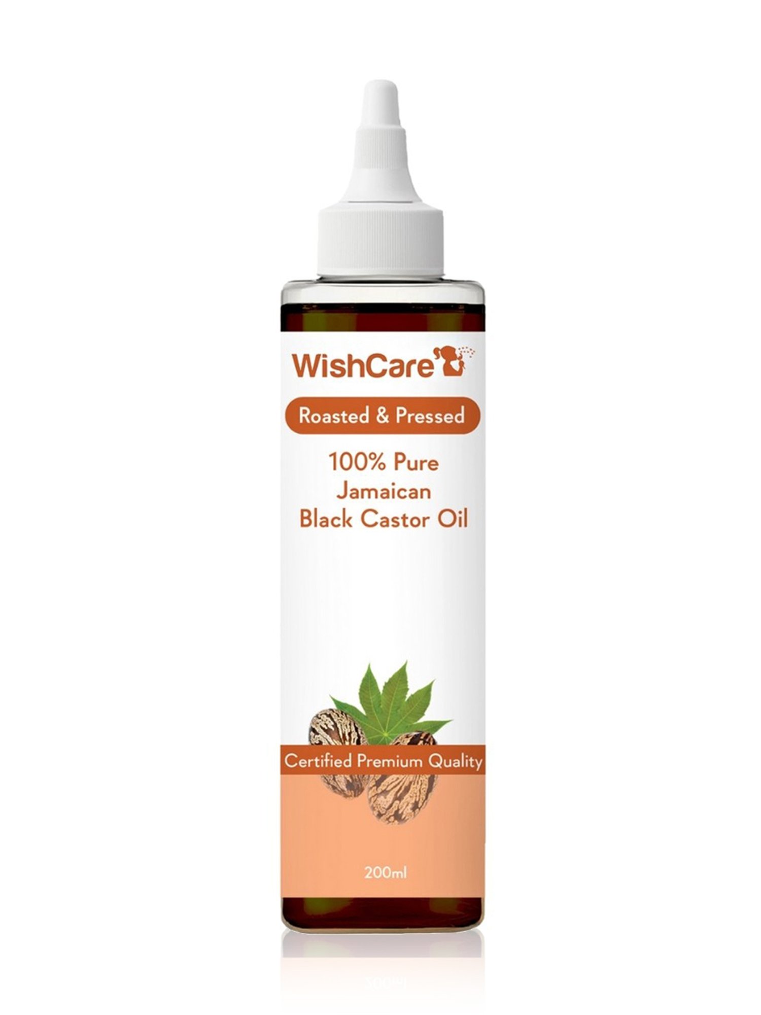 Wishcare Roasted & Pressed 100% Pure Jamaican Black Castor Oil - 200 ml