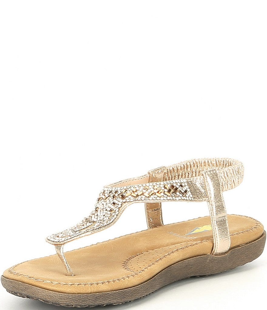Volatile Cozi Jewel Embellished Thong Sandals