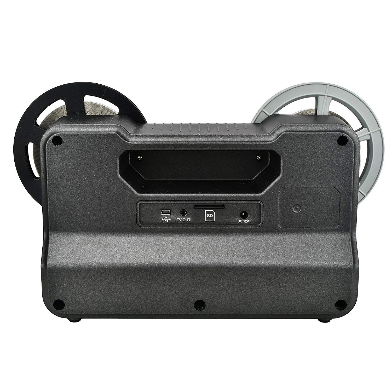 8mm & Super 8 Reels to Digital MovieMaker Film Sanner Converter, Pro Film Digitizer Machine with 2.4" LCD, Black (Convert 3 inch and 5 inch 8mm Super 8 Film reels into Digital) with 32 GB SD Card