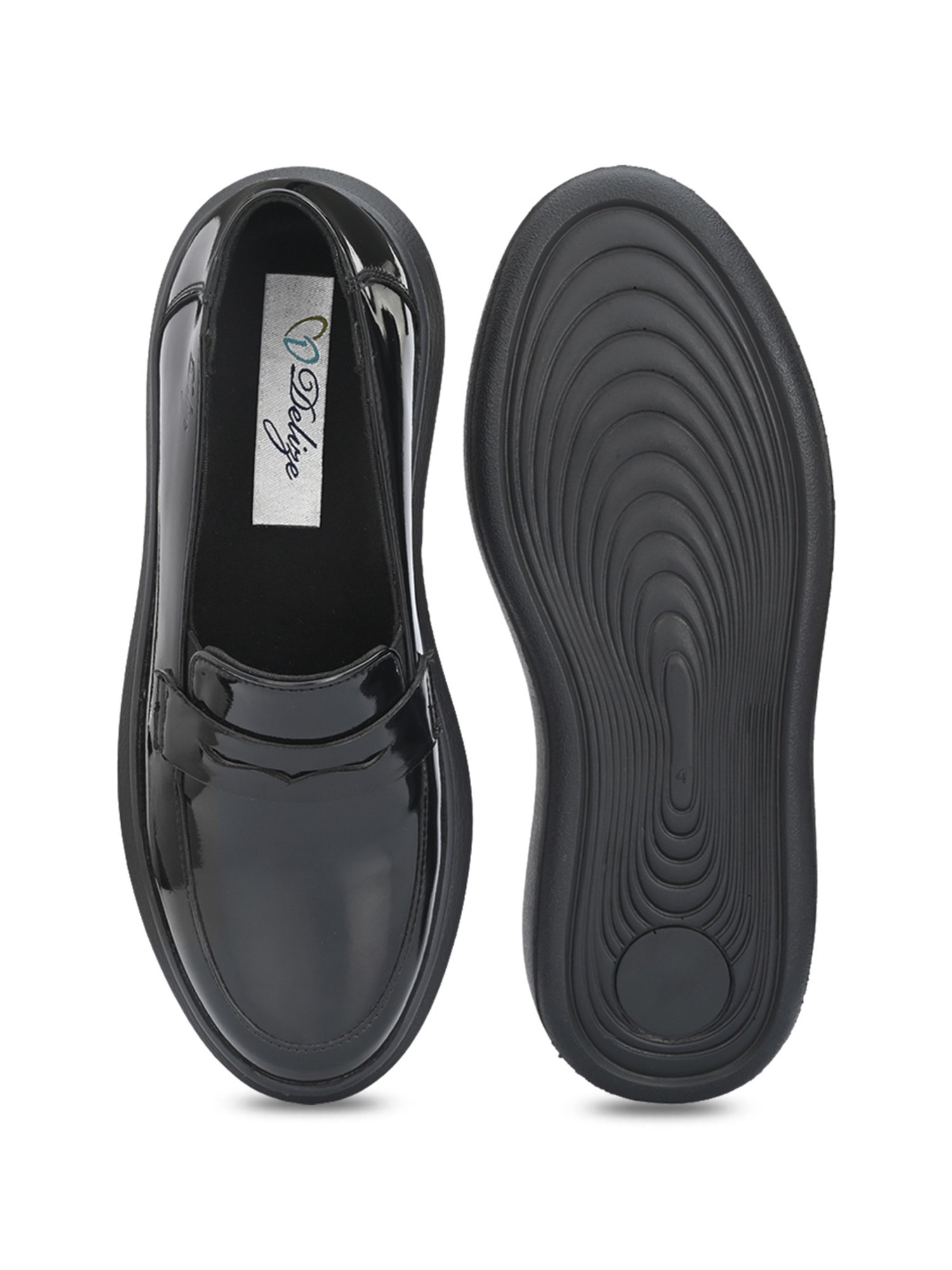 Delize Women's Black Formal Loafers