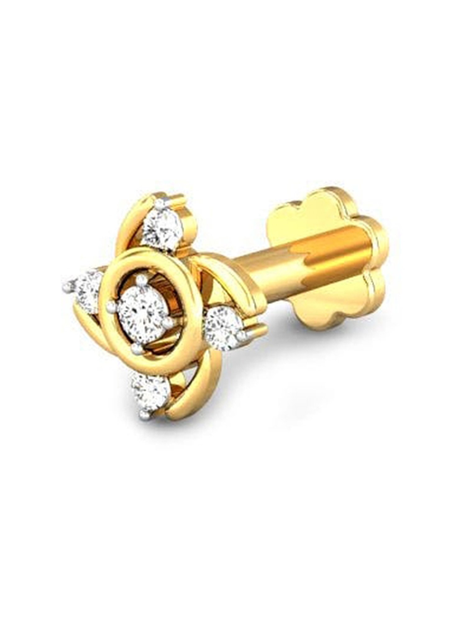 Joyalukkas 18k Gold & Diamond Nosepin