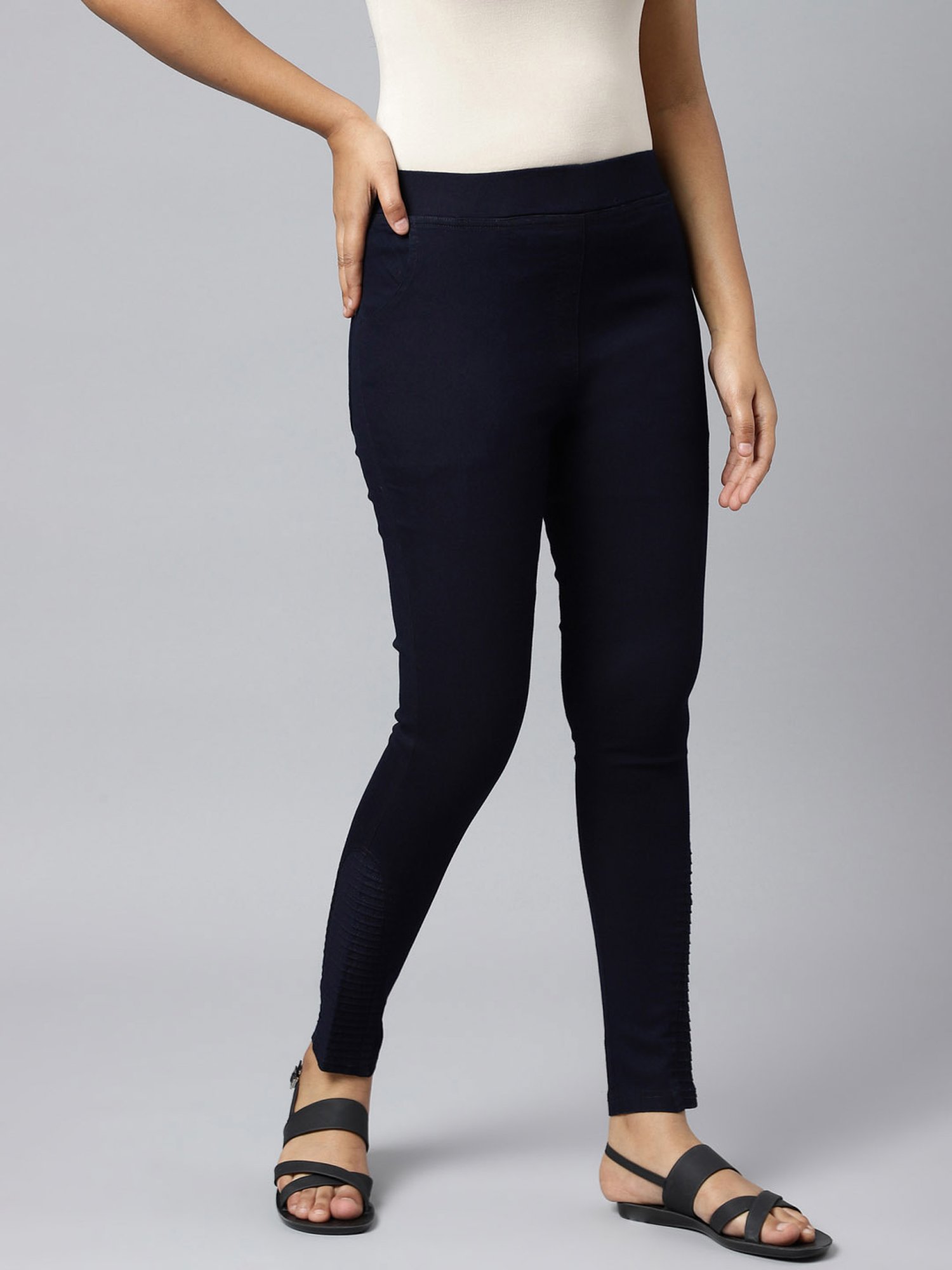 Elleven from Aurelia Blue Cotton Jeggings