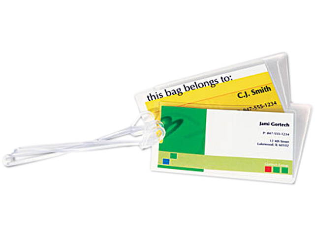 52034 Fellowes Laminating Pouches, 5 mil, 4 1/4 x 2 1/2, Tag Size, 50/Pack
