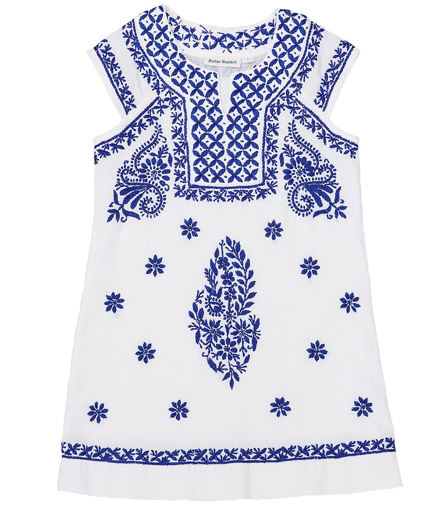 Roller Rabbit Mommy & Me Matching Little Girls 2-6 Faith A-Line Dress