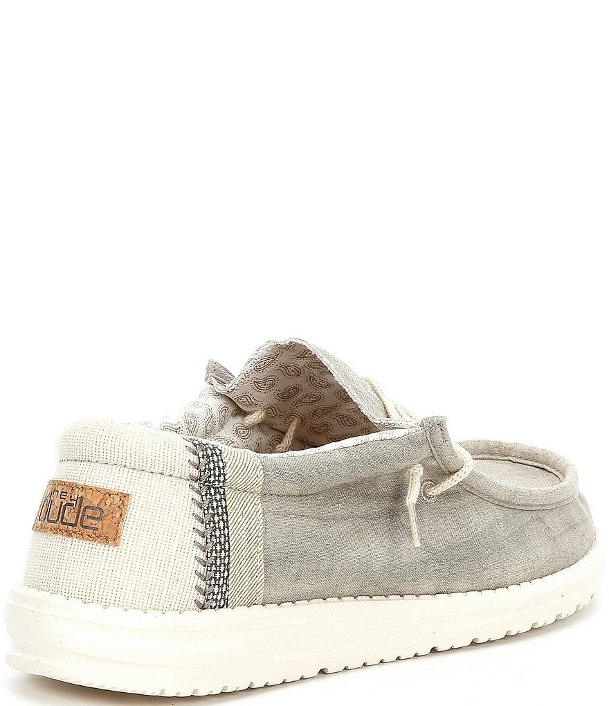 Hey Dude Men's Wally Linen Washable Chukka