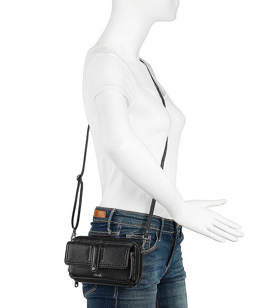 Etienne Aigner Adeline Signature Leather Wristlet Crossbody Bag