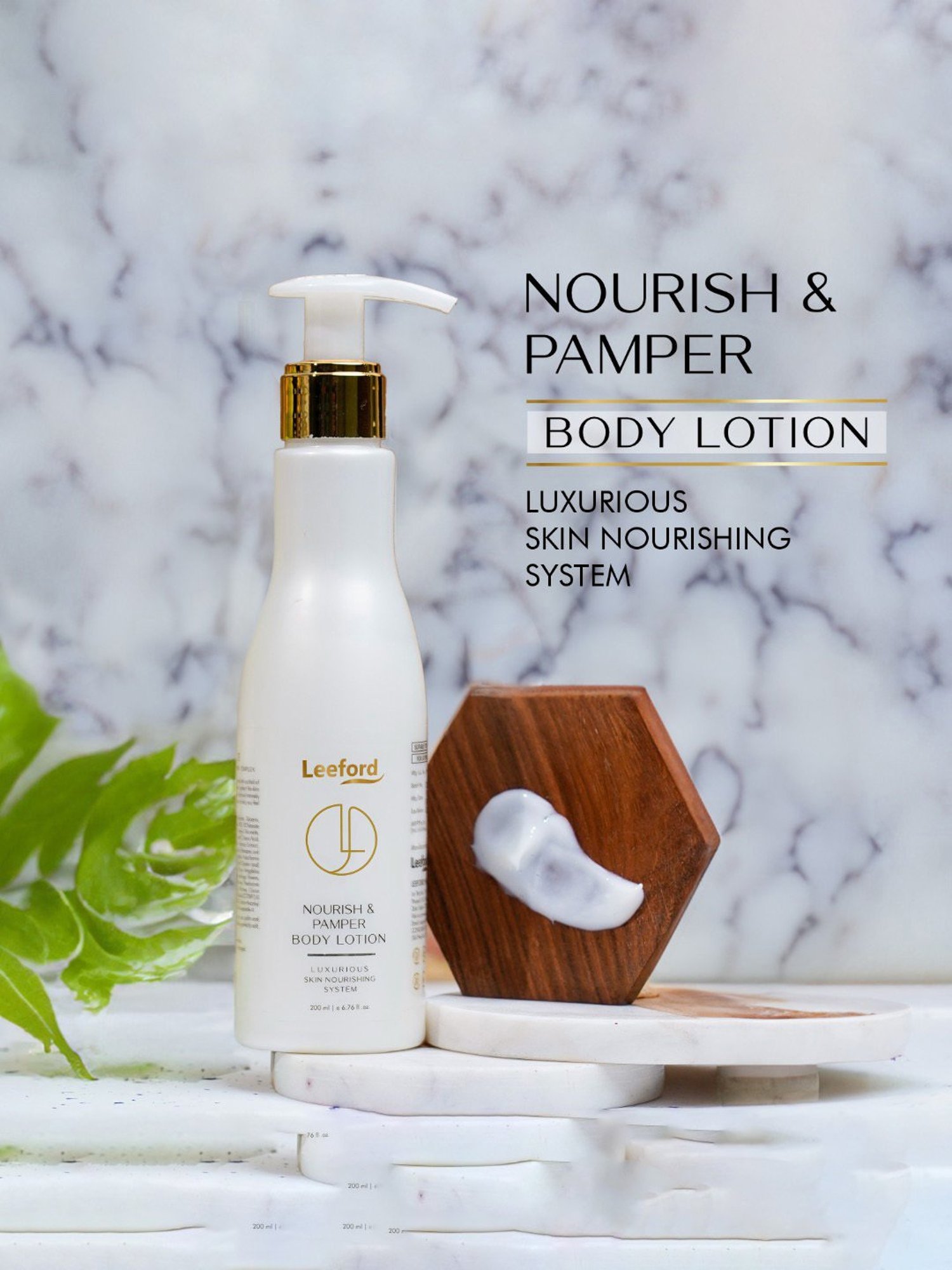 Leeford Nourish & Pamper Body Lotion - 200 ml