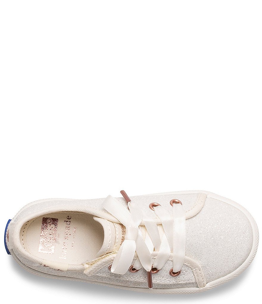 Keds for kate spade new york Girls' Kickstart Jr Glitter Sneakers (Infant)