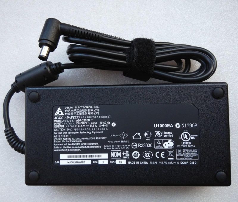 Original OEM Delta 230W Smart Cord/Charger ASUS ROG G751JY-DH72X,G751JY-DH73X PC