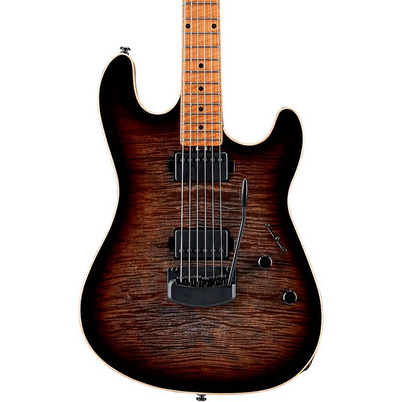 Ernie Ball Music Man Sabre HH Maple Fingerboard Black Hardware Electric Guitar Cobra Burst