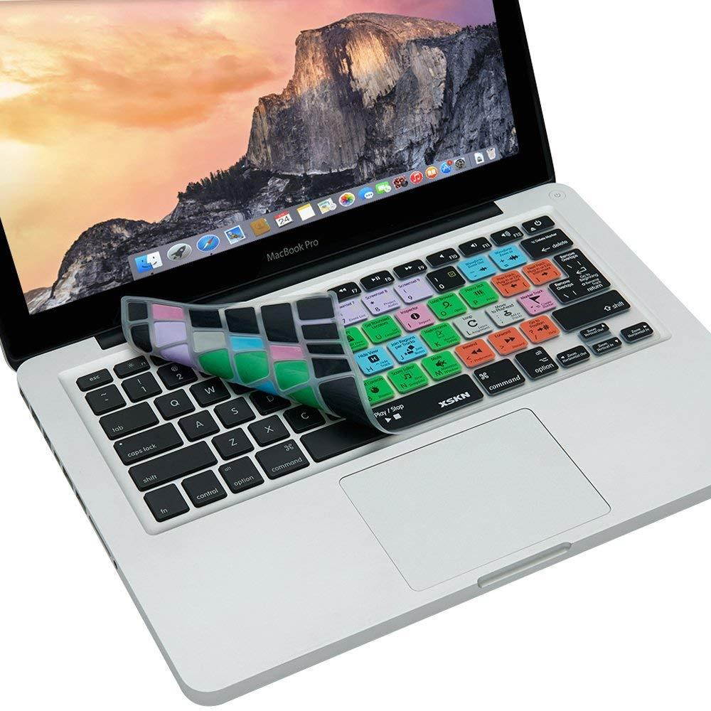 XSKN for Apple Logic Pro X 10 Shortcut Design Silicone Keyboard Skin Cover for Macbook 13 15 17 inch (US & EU Layout)