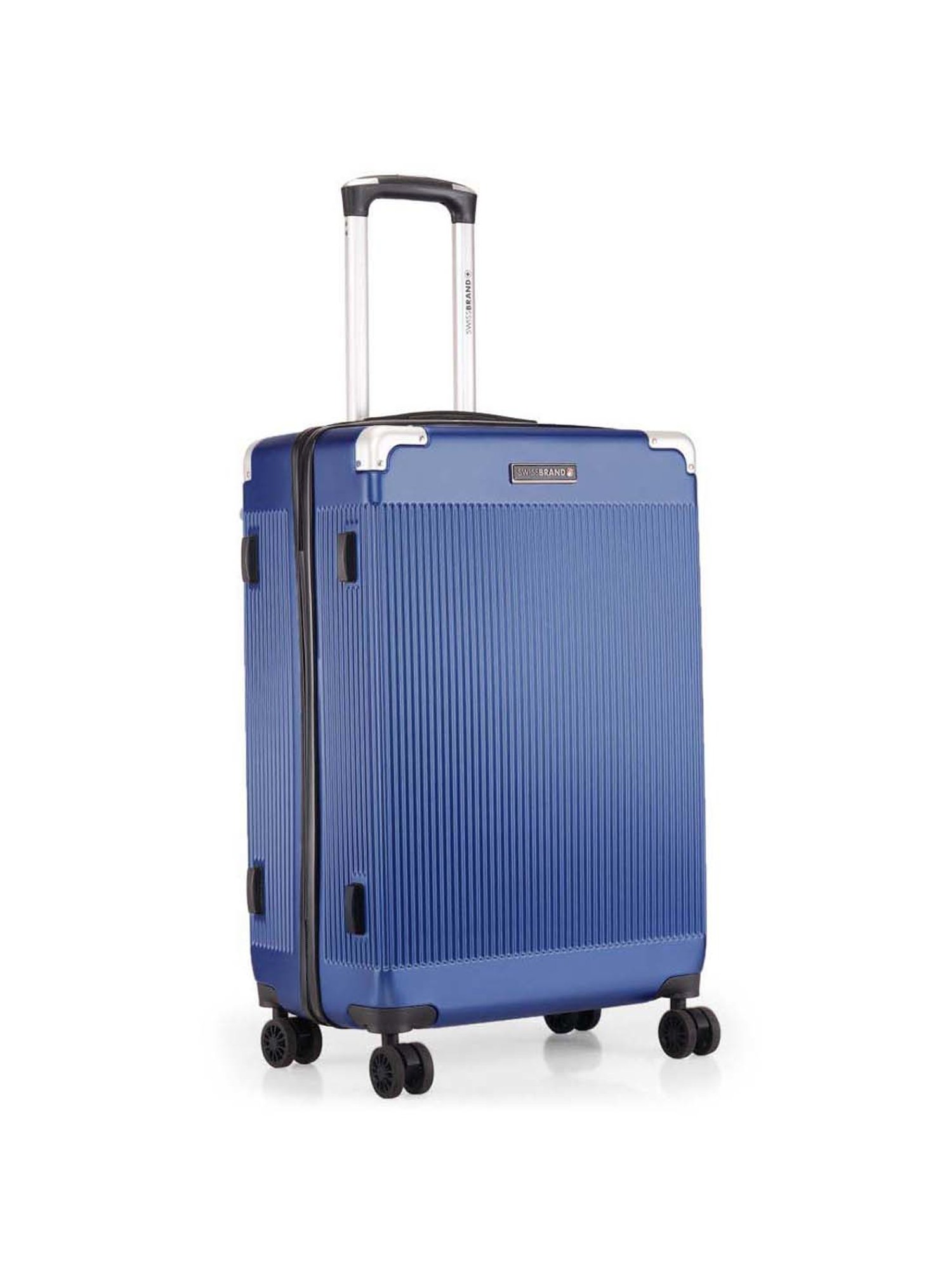 Swiss Brand Geneve Blue Medium Hard Trolley Bag - 25 cm