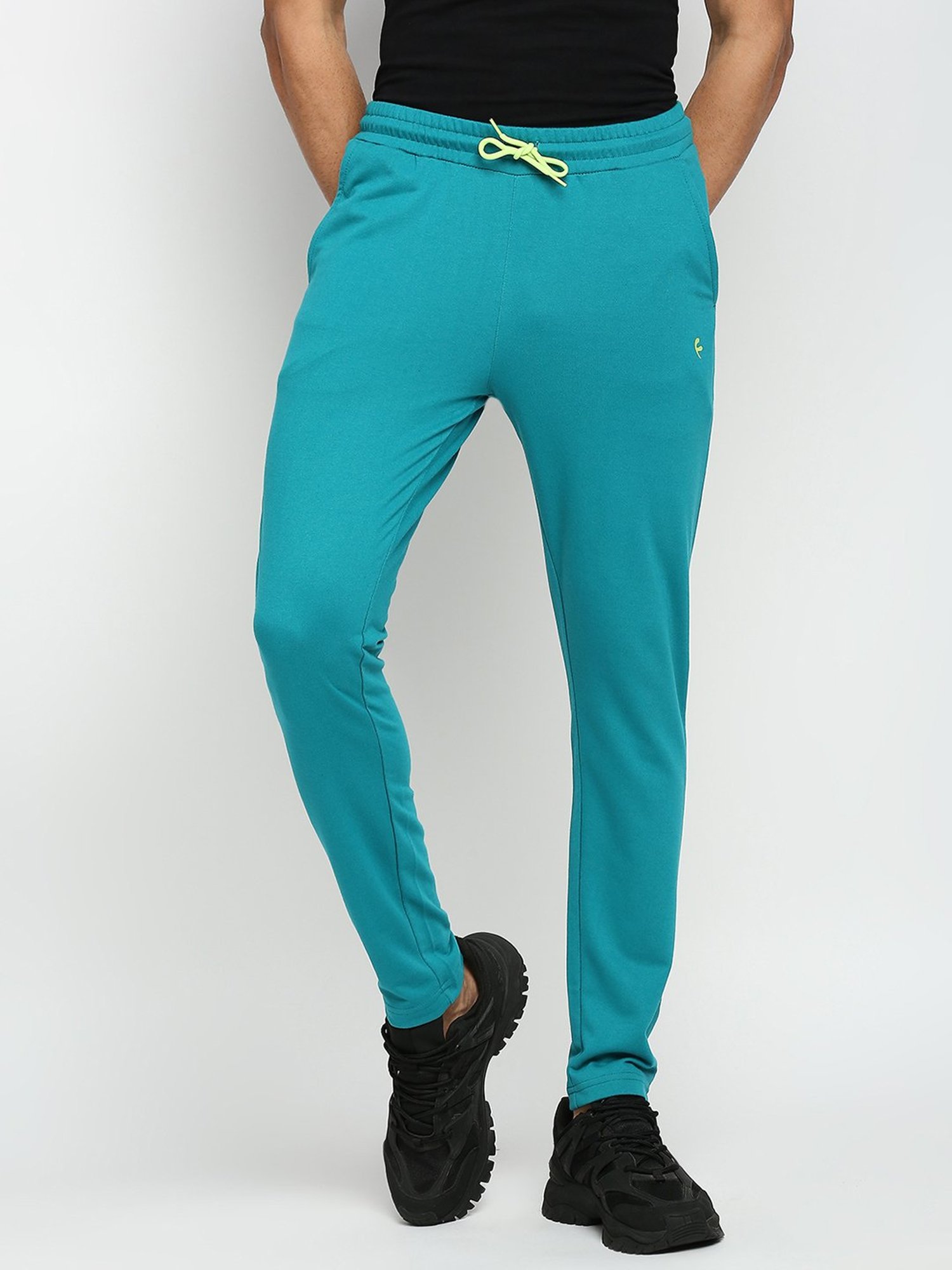Fitz Teal Slim Fit Trackpants
