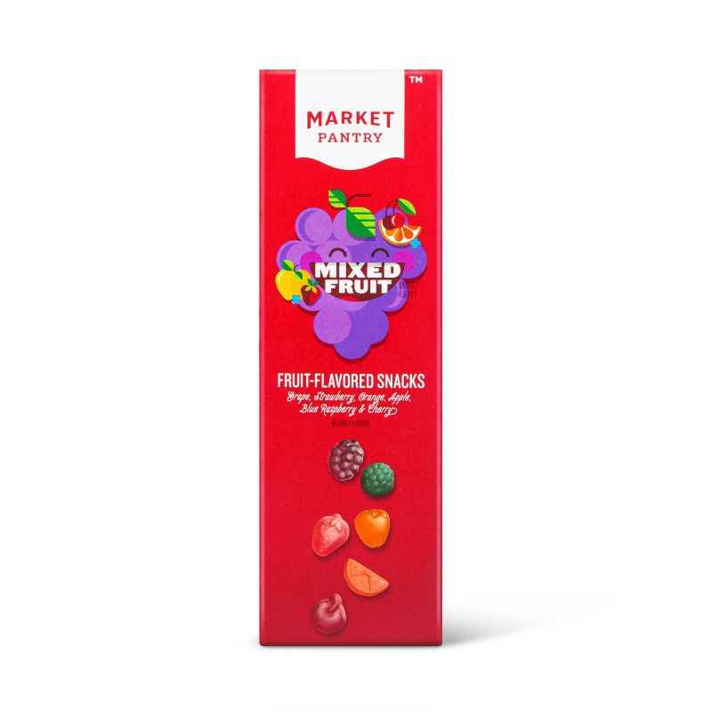 Mixed Fruit Flavored Snacks - 10ct - Market Pantry™