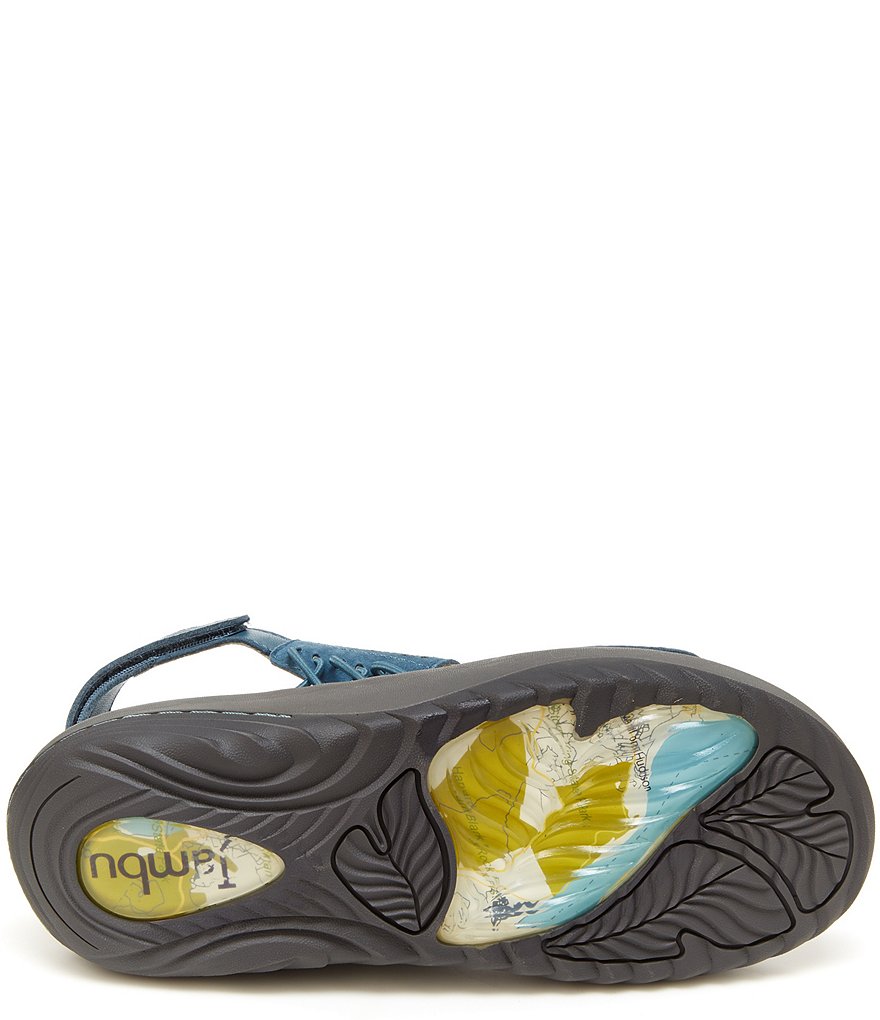 Jambu Alba Leather Banded Wedge Sandals