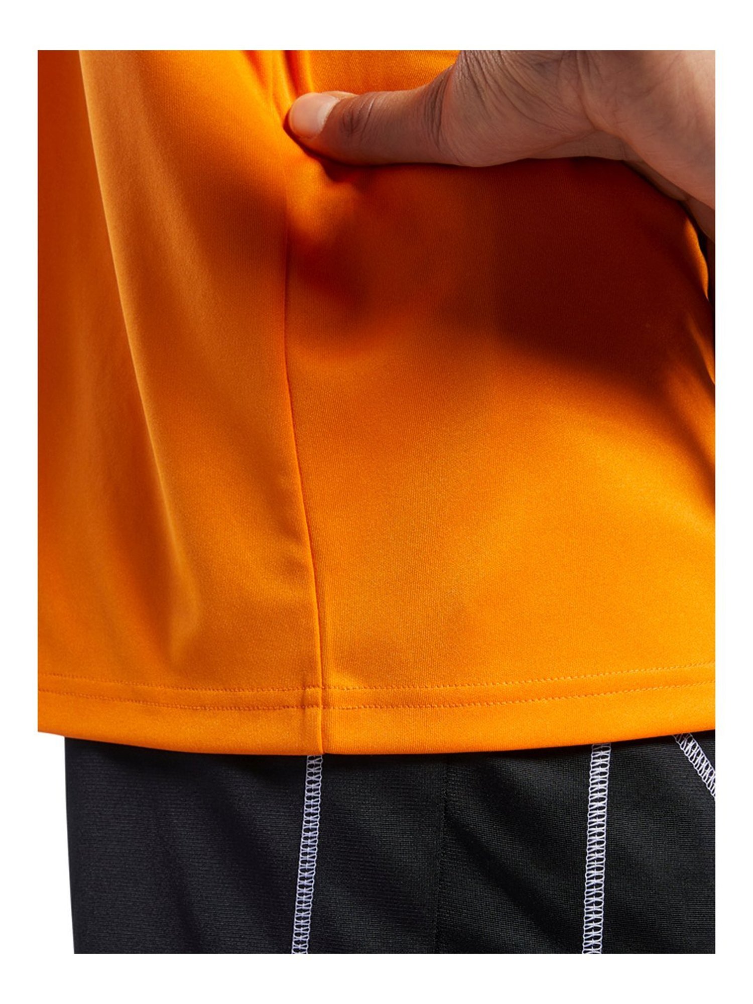 Reebok Orange Relaxed Fit Printed T-Shirt