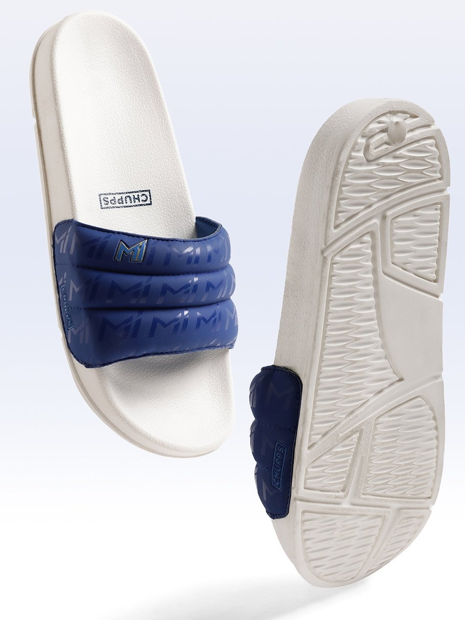 Chupps Men's MI Official Blue Slides