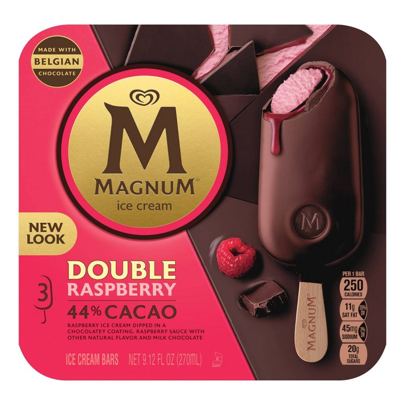 Magnum Double Raspberry Ice Cream Bars - 3ct