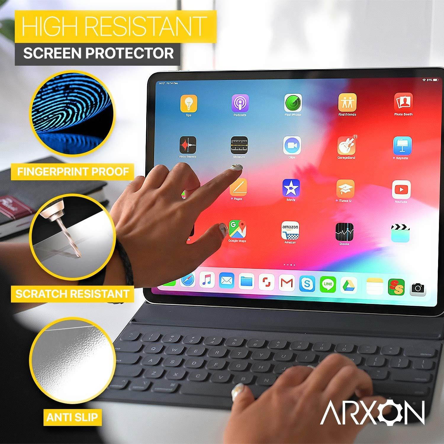 Arxon New iPad Pro 11 Screen Protector, High Touch Sensitivity Paper-Like Screen Protector Compatible with iPad 2018/19 Release/Apple Pencil Compatible (11 Inch, 1 Pack)