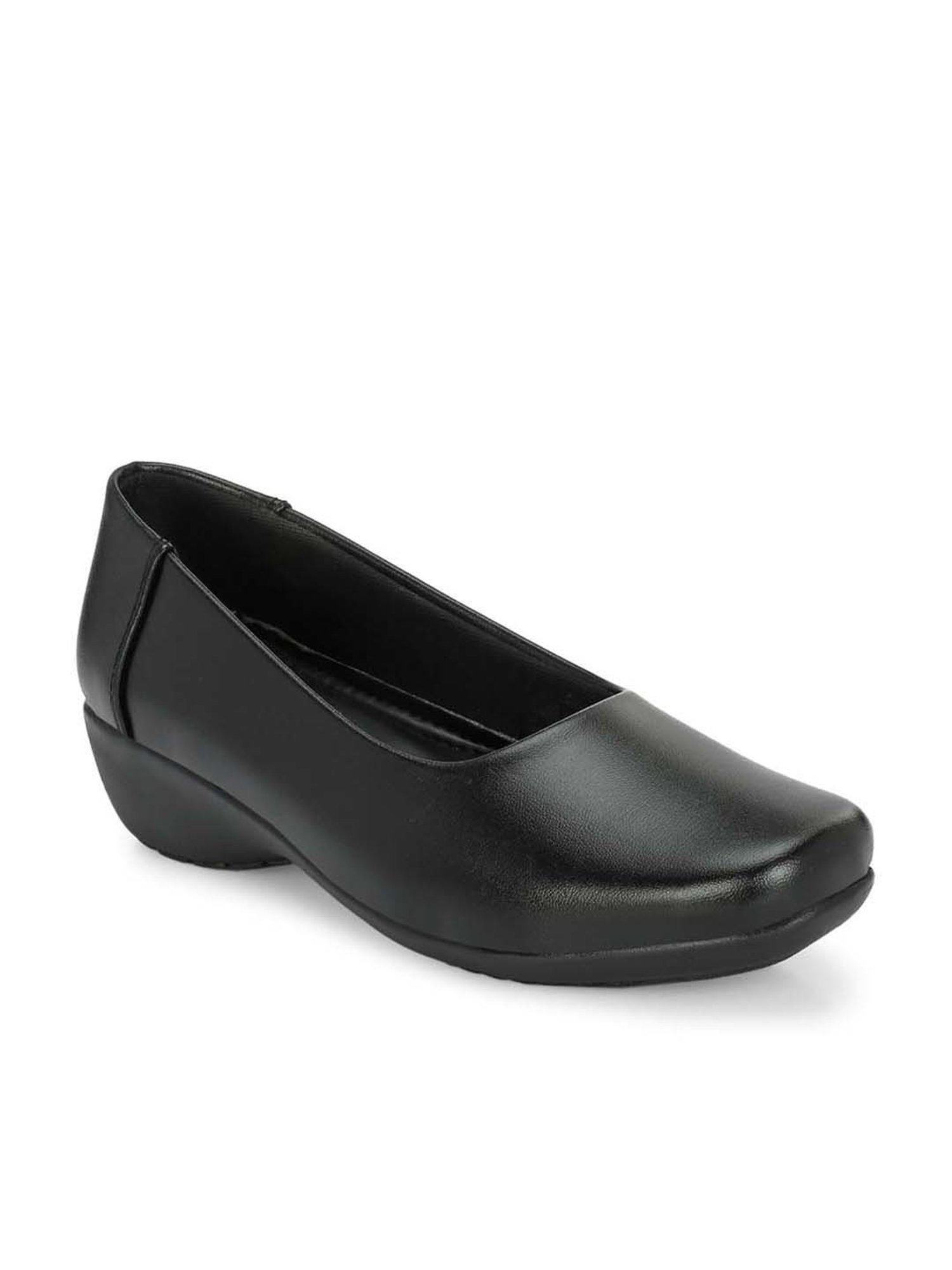 Eego Italy Women's Black Wedge Pumps