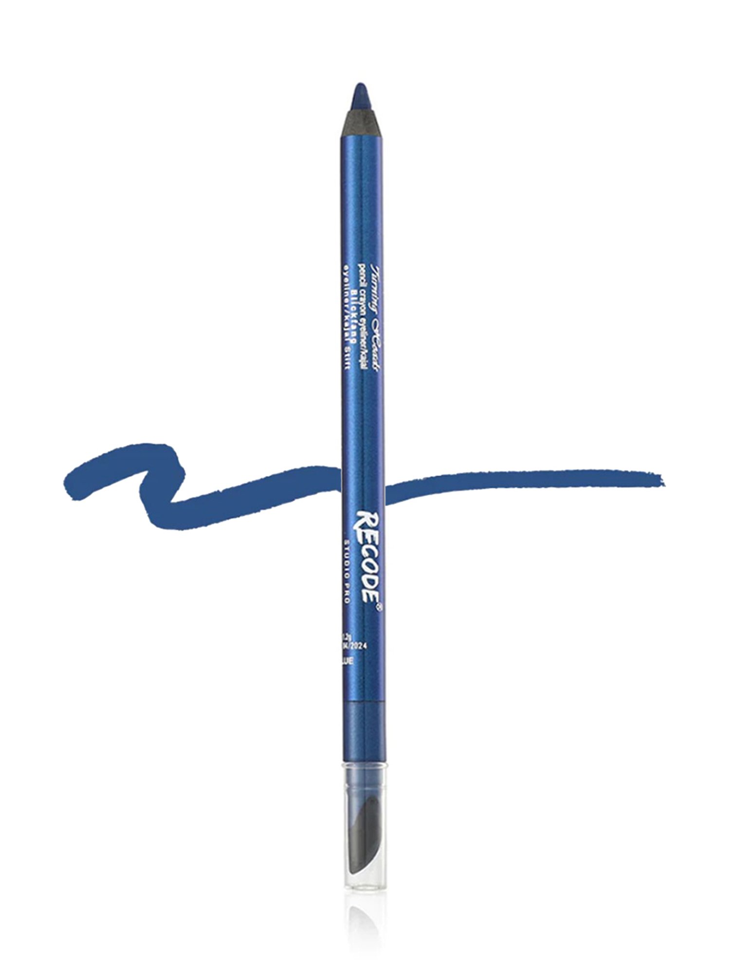 Recode Turning Heads Crayon Eyeliner/Kajal 02 Lit Blue - 1.2 gm