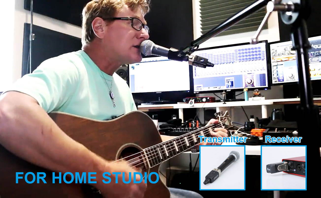 Nady U-2100 Dual GT 200-Channel UHF Wireless Instrument/Guitar System