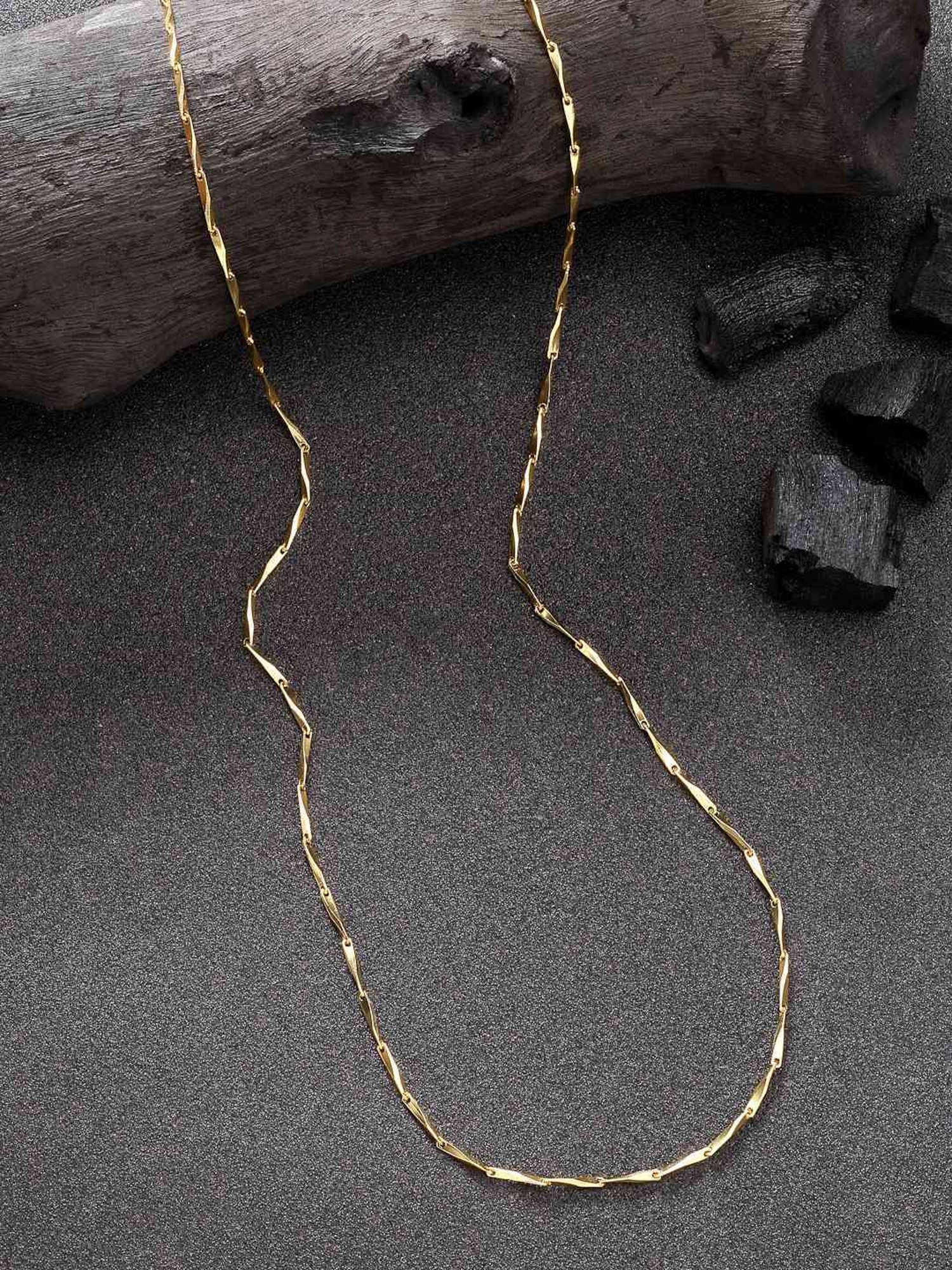 NVR Women's Gold-Plated Minimal Chain