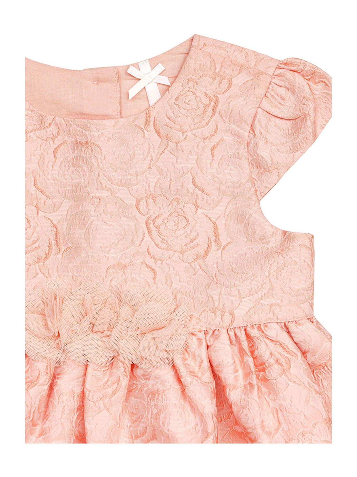 Pink Chick Kids Navy Solid Party Gowns