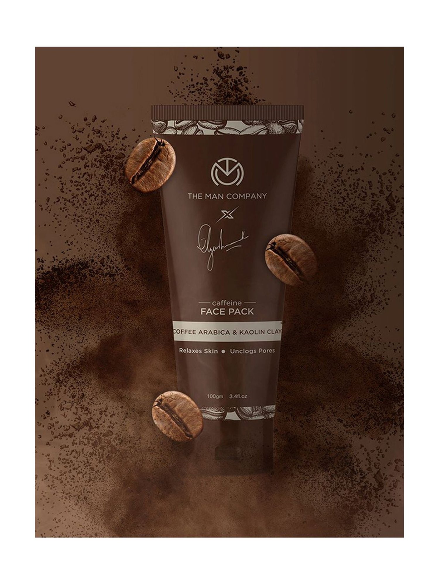 The Man Company Caffeine AK Series Face Pack - 100 gm