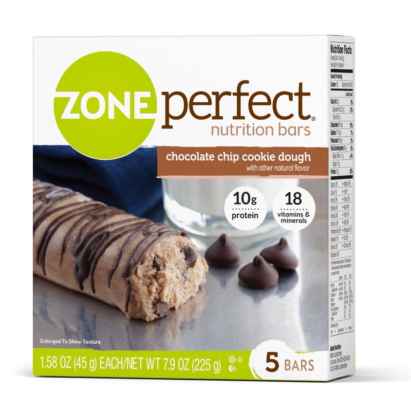 ZonePerfect Protein Bar Chocolate Chip Cookie Dough - 5 ct/7.9oz